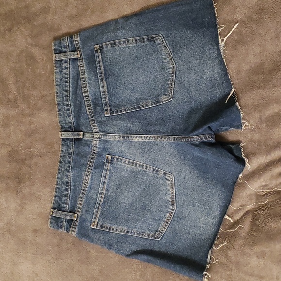 NoBo No Boundaries HiRise Destruction Midi Shorts 13 DkWash - Picture 5 of 6